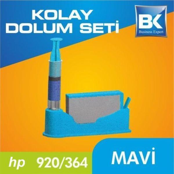 Hp 920/364/564/655 Uyumlu Mavi Kartuş Dolum Seti - Image 1