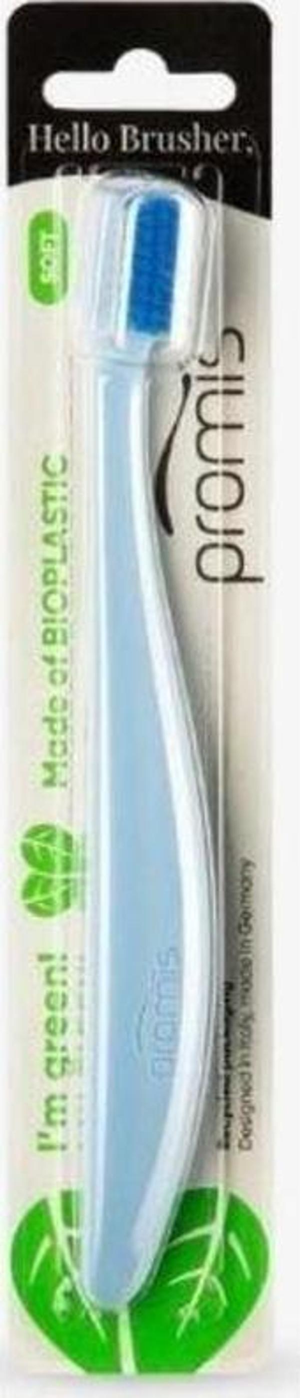 Promis Bioplastik Single Diş Fırçası 6750 Mavi - Image 1