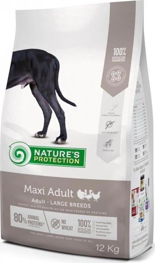 Nature's Protection Düşük Tahıllı Büyük Irk Köpek Maması 12 Kg - Image 1