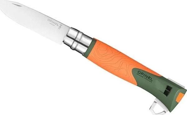 Opinel No 12 Kene Çıkarıcılı Katlanır Bıçak Turuncu - Image 1