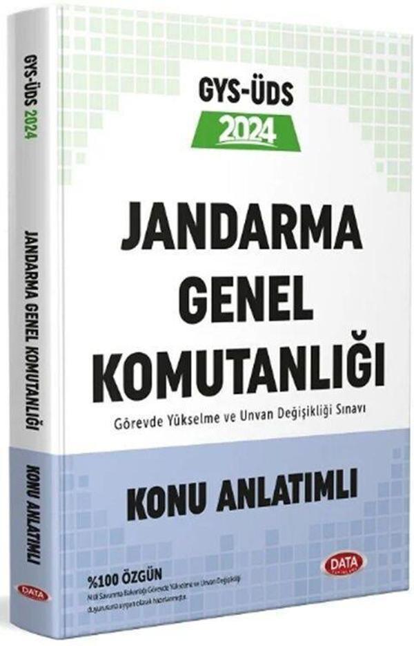 2024 GYS Jandarma Genel Komutanlığı Konu Anlatımlı Data Yayınları - Data Yayınları - Image 1