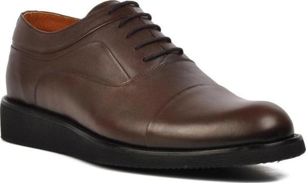 Ayakmod Premium 32944 Kahve Hakiki Deri Erkek Casual Ayakkabı - Image 1