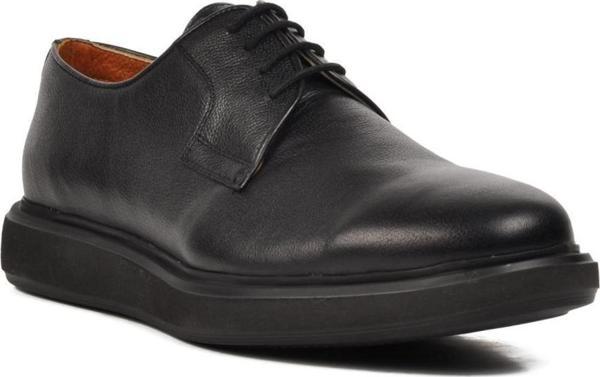 Ayakmod Premium 33275 Siyah Hakiki Deri Erkek Casual Ayakkabı - Image 1