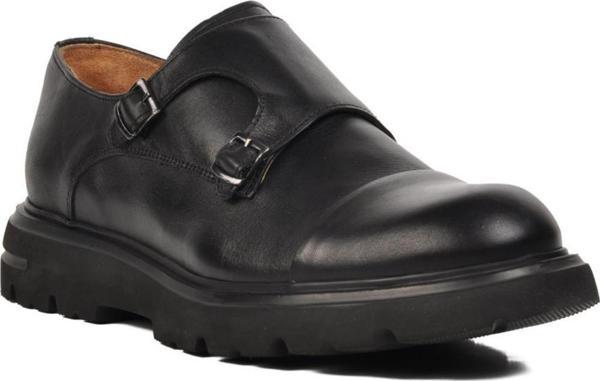Ayakmod Premium 33284 Siyah Hakiki Deri Erkek Casual Ayakkabı - Image 1