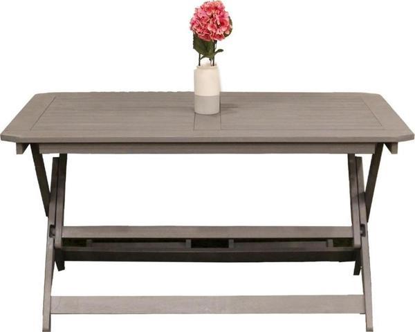 T.Concept Dikdörtgen Bahçe Balkon Masası Gri - Image 1