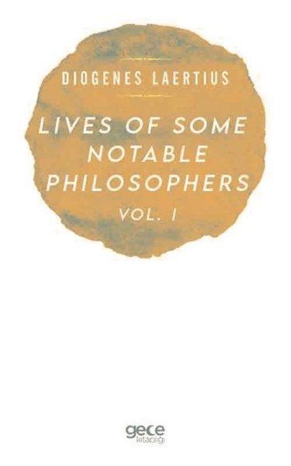 Lives of Some Notable Philosophers Vol - 1 - Gece Kitaplığı - Image 1