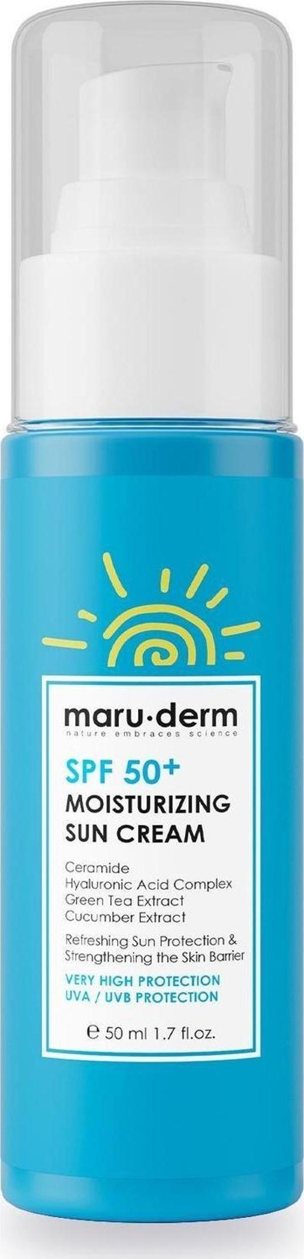 Maru.Derm Güneş Kremi | SPF 50+ Nemlendirici Güneş Kremi 50 ML | Yeni Nesil Kore Filtreleri - Image 1