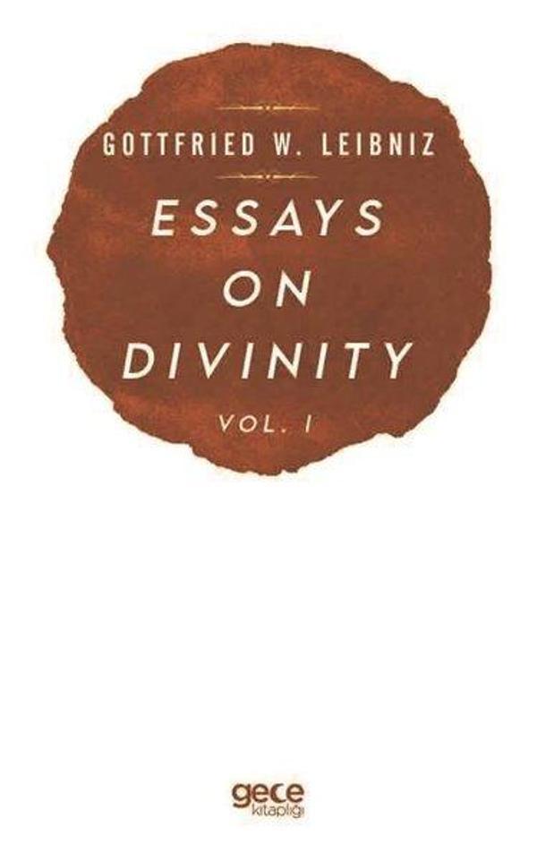 Essasys on Divinity Vol - 1 - Gece Kitaplığı - Image 1