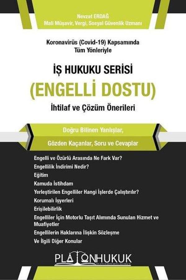 İş Hukuku Serisi Engelli Dostu - Platon Hukuk Yayınevi - Image 1