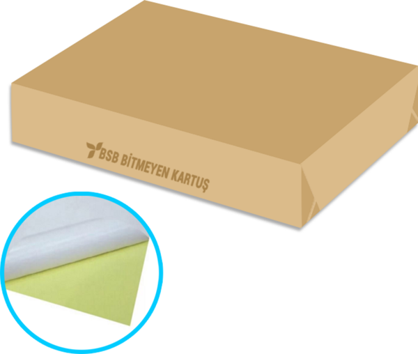 Kuşe Yapışkanlı Sticker Kağıt A5 15X21 Mat 90Gr/m² 50 Adet/Paket - Image 1