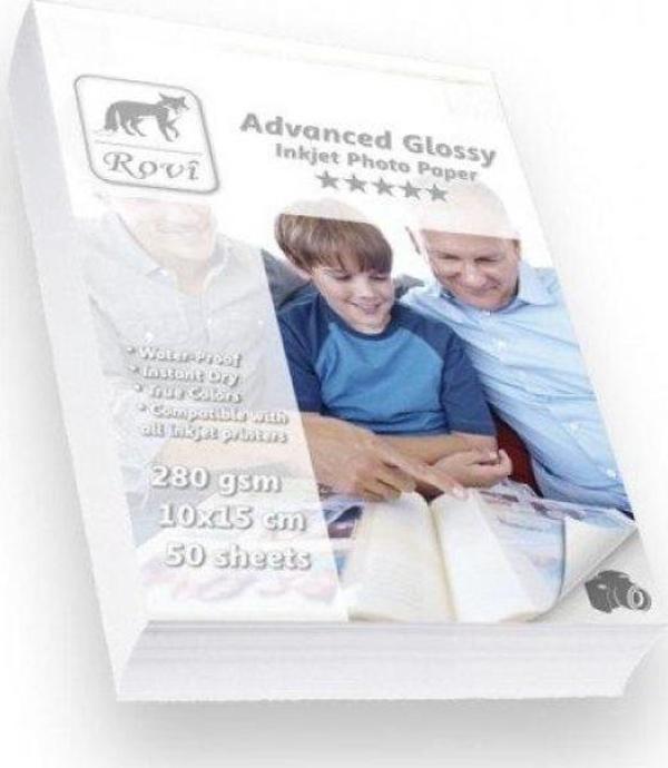 Rovi Advanced Parlak 10x15 Fotoğraf Kağıdı 280gr - 50 Yaprak - Image 1