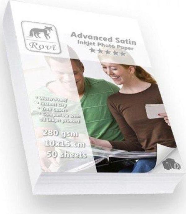 Rovi Advanced Satin 10x15 Fotoğraf Kağıdı 280gr - 50 Yaprak - Image 1