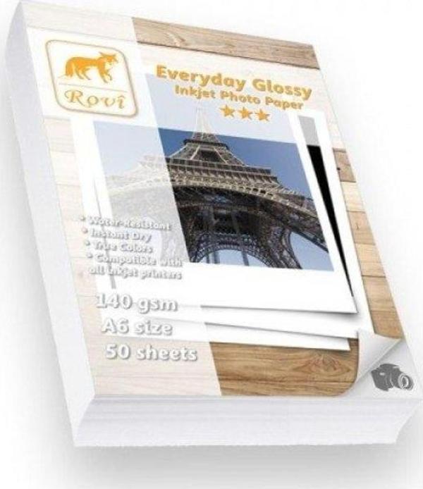 Rovi Everyday Parlak 10x15 Fotoğraf Kağıdı 140gr - 50 Yaprak - Image 1