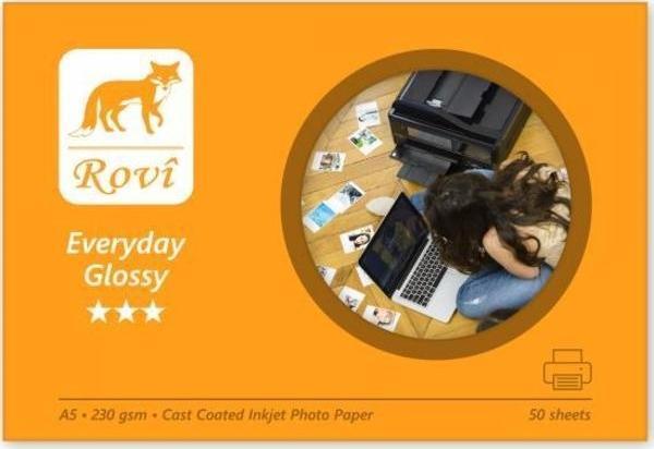 Rovi Everyday Parlak 15x21 Fotoğraf Kağıdı 230gr - 50 Yaprak - Image 1