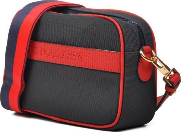 U.S. Polo Assn. Us24281 Lacivert-Kırmızı-Beyaz Kadın Omuz Çantası - Image 1