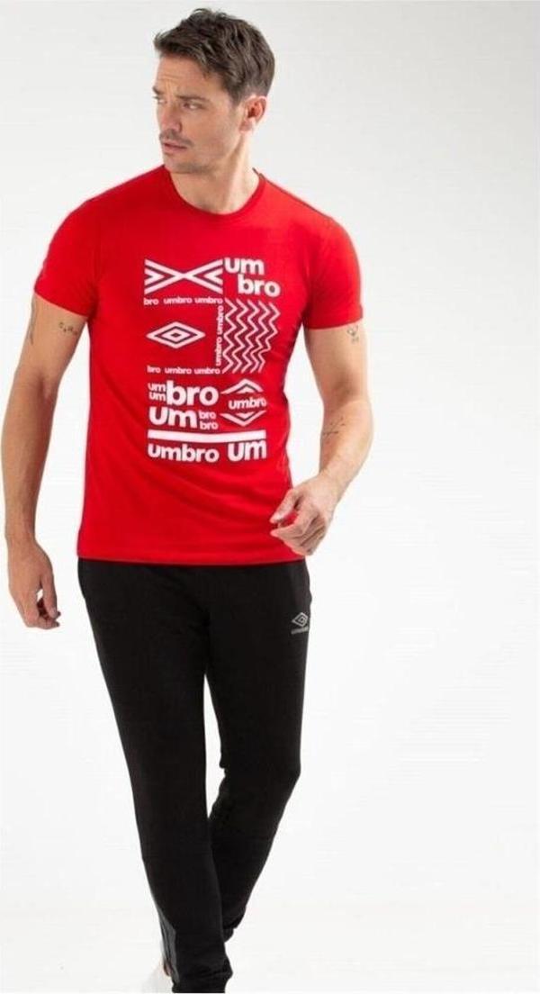 Umbro Jax TF-0133 Kırmızı Erkek Tişört - Image 1