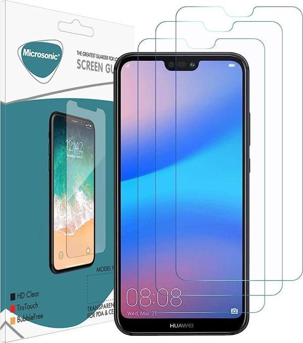 Huawei P20 Lite Uyumlu Ekran Koruyucu Nano Esnek Micro Temperli Kırılmaz Cam Ekran Koruyucu - Image 1