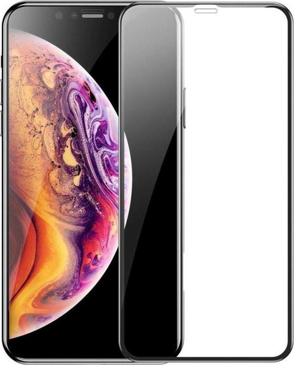 Iphone Uyumlu 11 PRO Tam Kaplayan Kırılmaz Cam Koruyucu 5d 9d Siyah - Image 1