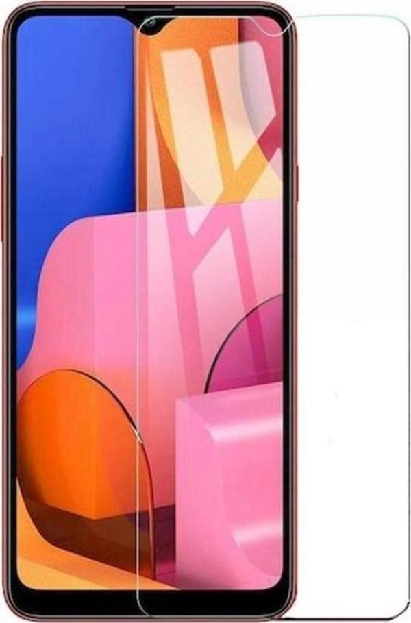 Samsung Uyumlu Galaxy A20S Ekran Koruyucu 9h Sert Temperli Kırılmaz Cam Koruma Şeffaf - Image 1