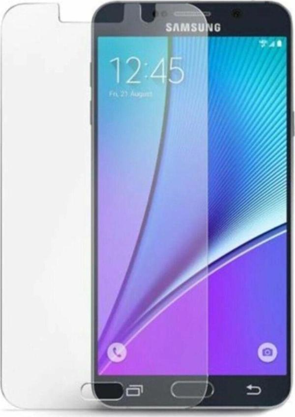 Samsung Galaxy Note 5 Uyumlu Ekran Koruyucu 9h Kırılmaz Cam Sert Şeffaf - Image 1