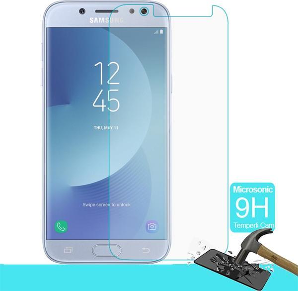 Samsung Uyumlu J5 Tam Kaplayan Kırılmaz Cam Seramik Ekran Koruyucu Film Jelatin - Image 1