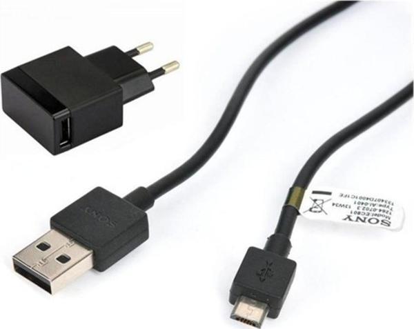 Sony Xperia Uyumlu Sp M M2 M4 M5 Aqua Şarj Cihazı Aleti Ve Kablosu - Image 1
