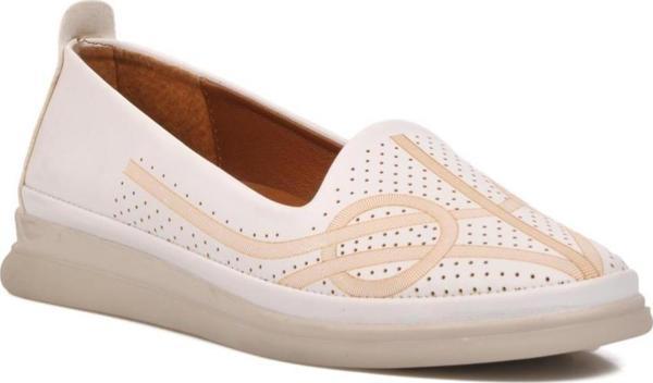 Ayakmod 6005 Beyaz Kadın Günlük Ayakkabı - Image 1