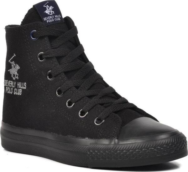 Beverly Hills Polo Club PO-30085 Siyah Unisex Hi Sneaker - Image 1