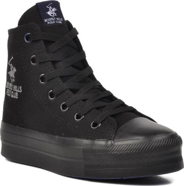 Beverly Hills Polo Club PO-30086 Siyah Unisex Hi Sneaker - Image 1