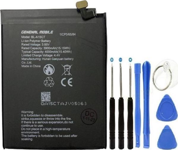General Mobile Gm20 Pil Batarya Bl-a15ct+tamir Set 4000 Mah - Image 1