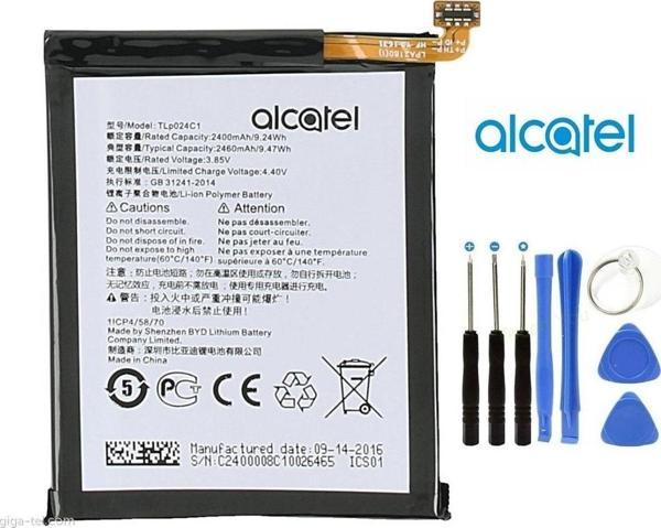 Alcatel Shine Lite Pil Batarya TLp024C1 ve Tamir Seti - Image 1