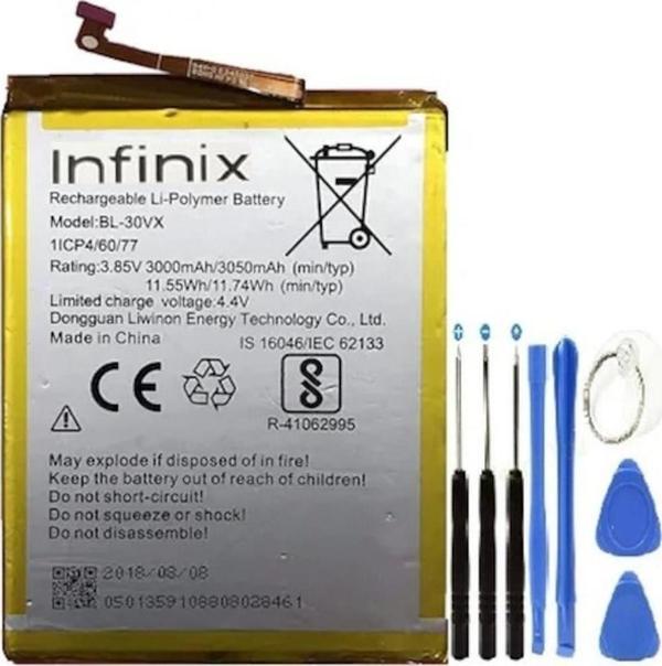 İnifix Hot 8 Pil Batarya Bl-30vx+tamir Seti - Image 1