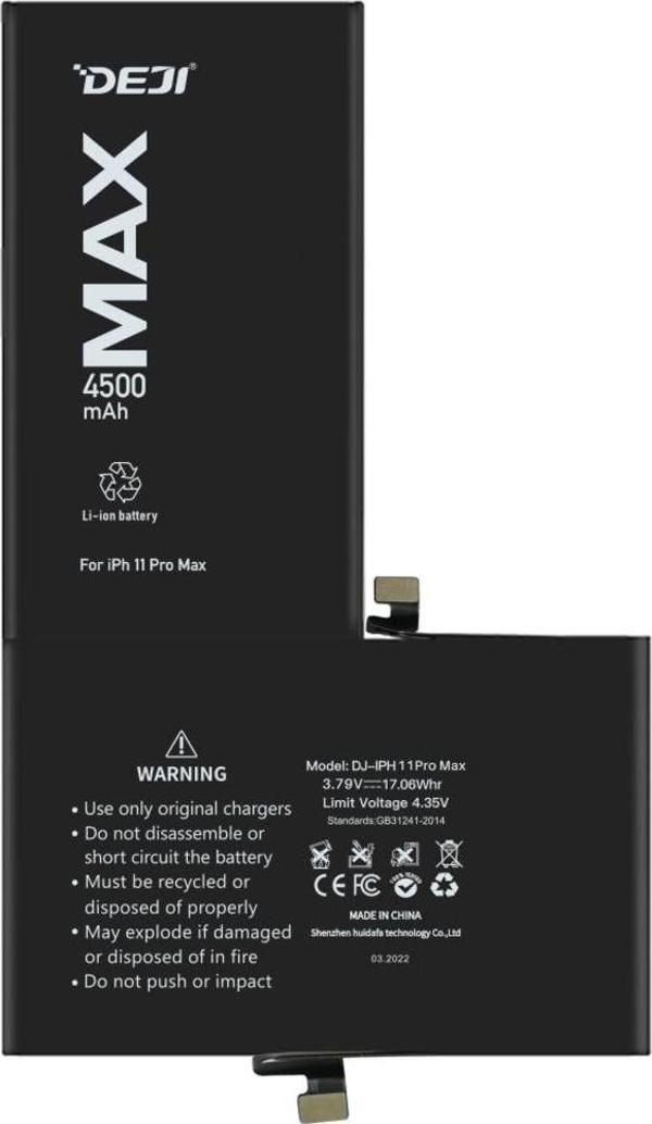 iPhone 11 Pro Max Mucize Batarya Deji 4500mAh - Image 1