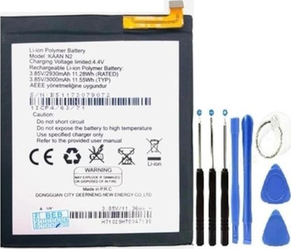Kaan N2 Pil Batarya + Tamir Seti 3000 Mah - Image 1