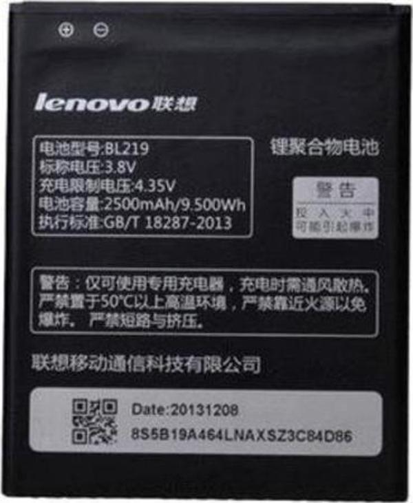 Lenovo S856-A850-A916-A880-A889 Batarya Pil BL219 Orijinal - Image 1