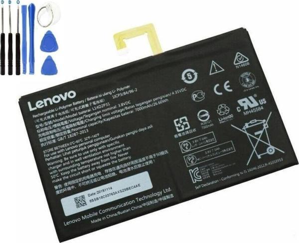 Lenovo Tab 2 A7600 Pil Batarya L14d2p31 7000 Mah+tamir Seti - Image 1