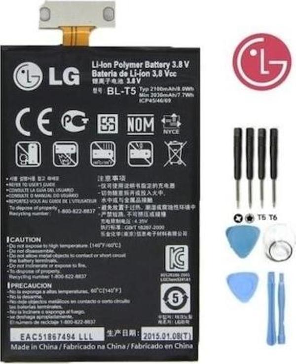 Lg Google Nexus 4 Pil Batarya E960 BL-T5 ve Tamir seti - Image 1