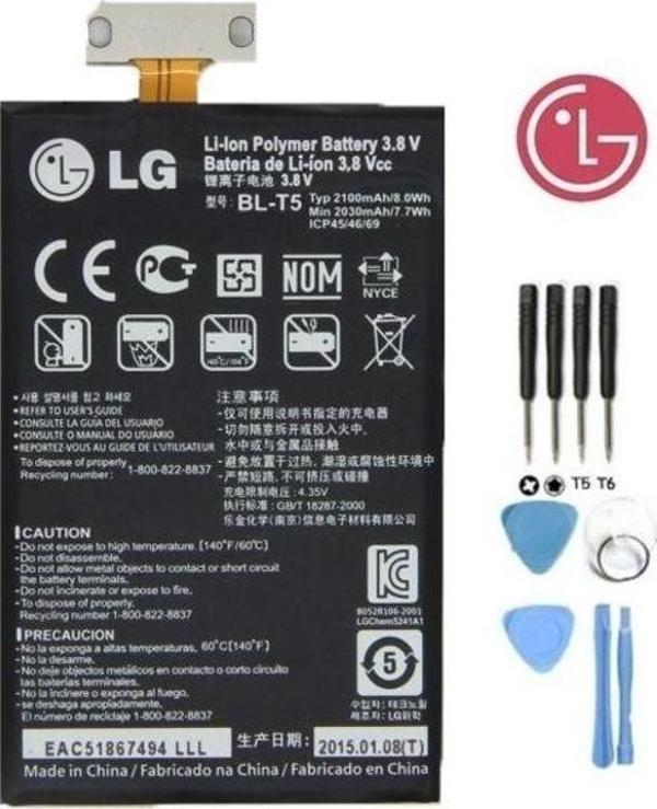 Lg Google Nexus 5 Pil Batarya D820 D821 BL-T9 ve Tamir Seti - Image 1