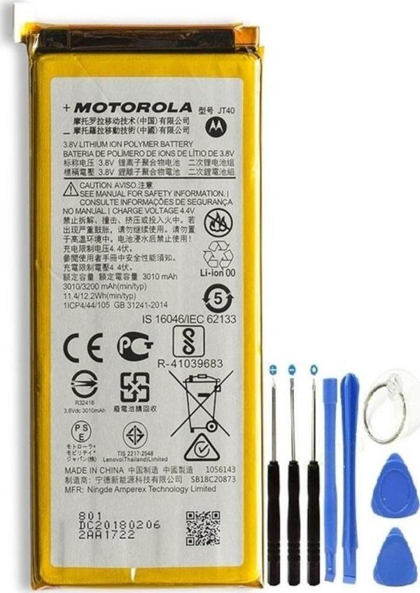 Motorolla G6 Plus Pil Batarya Jt40+tamir Set - Image 1
