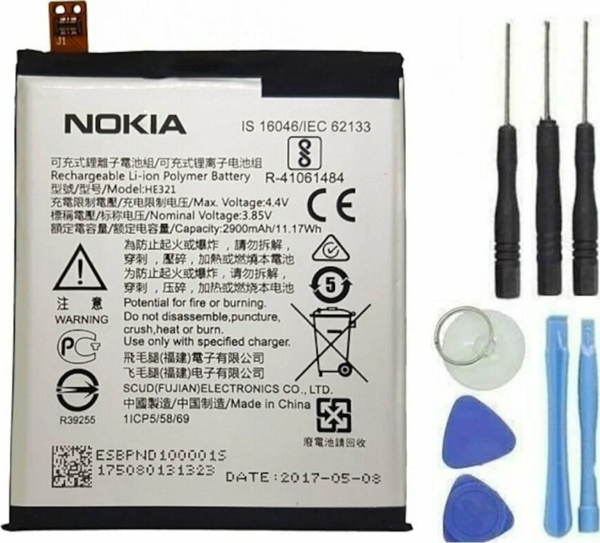 Nokia 5 Pil Batarya ve Tamir Seti HE321 - Image 1