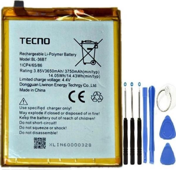 Tecno Camon İair2 Pil Batarya Bl-36bt+tamir Seti - Image 1