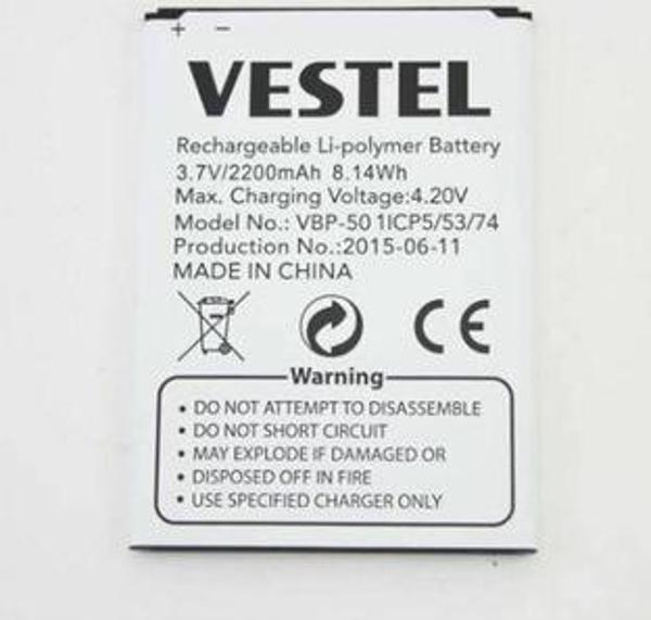 Vestel Venüs 5.0 V 5.0 X Pil Batarya VBP-50 İthal - Image 1