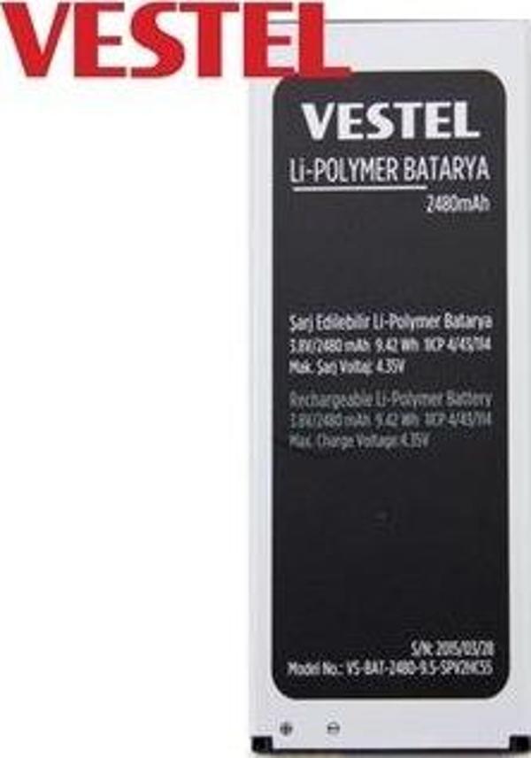 Vestel Venüs V3 5570 Pil Batarya 2480mAh İTHAL - Image 1
