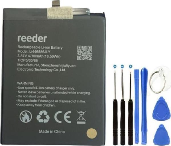 Reeder P13 Blue Plus 2022 Pil Batarya 4780 Mah + Tamir Set - Image 1