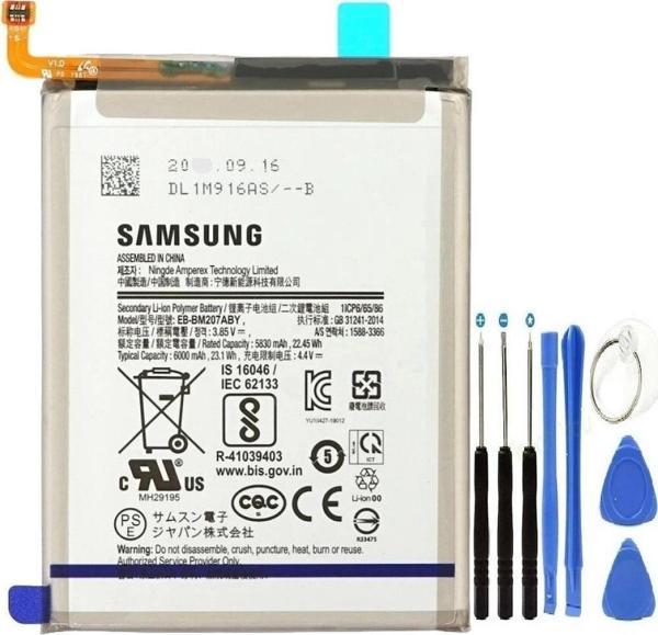 Samsung Galaxy M21 Uyumlu Pil Batarya + Tamir Seti M215 5830 Mah Eb-bm207ab - Image 1