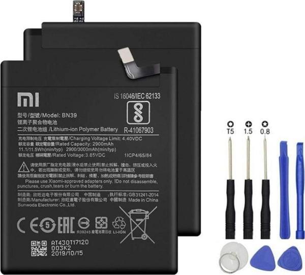 Xiaomi Mi Play Pil Batarya Bn39 + Tamir Seti 3000 Mah - Image 1