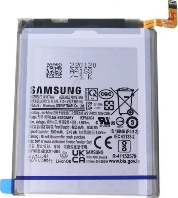 Samsung Uyumlu Glaxy S22 Ultra Pil Batarya Bs908aby - Image 1