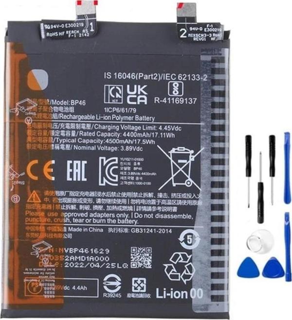 Xioami Mi 12x Pil Batarya Bp46 +tamir Set - Image 1