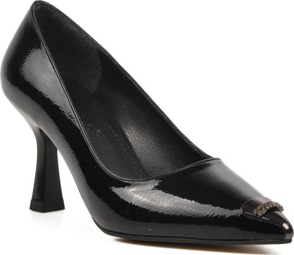 Ayakmod 357069 Siyah Kadın Taşlı Stiletto - Image 1