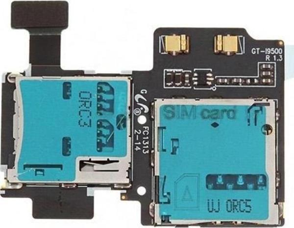 Samsung Galaxy Uyumlu İ9500 S4 Sim Kart Yuvası - Image 1